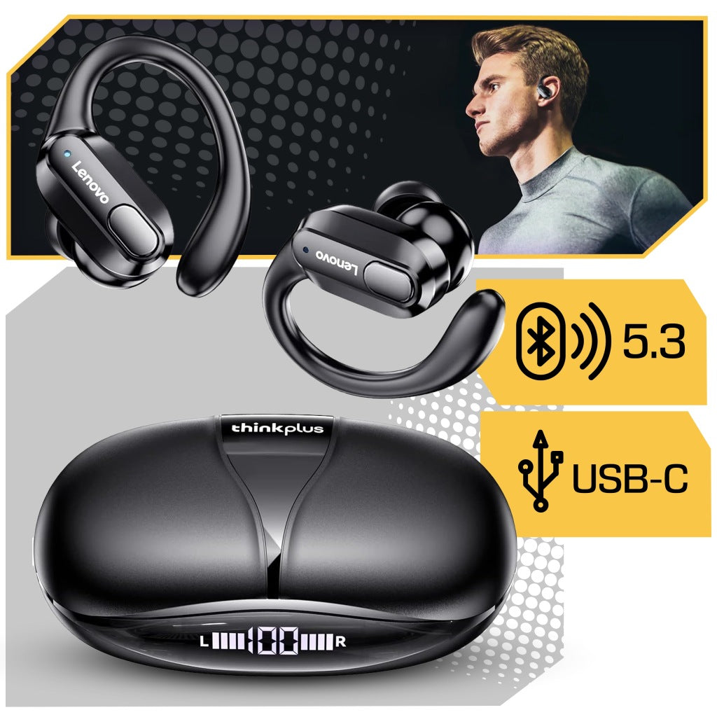 Lenovo XT80 vezeték nélküli fülhallgató Bluetooth 5.3 IPX7 sport TWS headset zajszűréssel